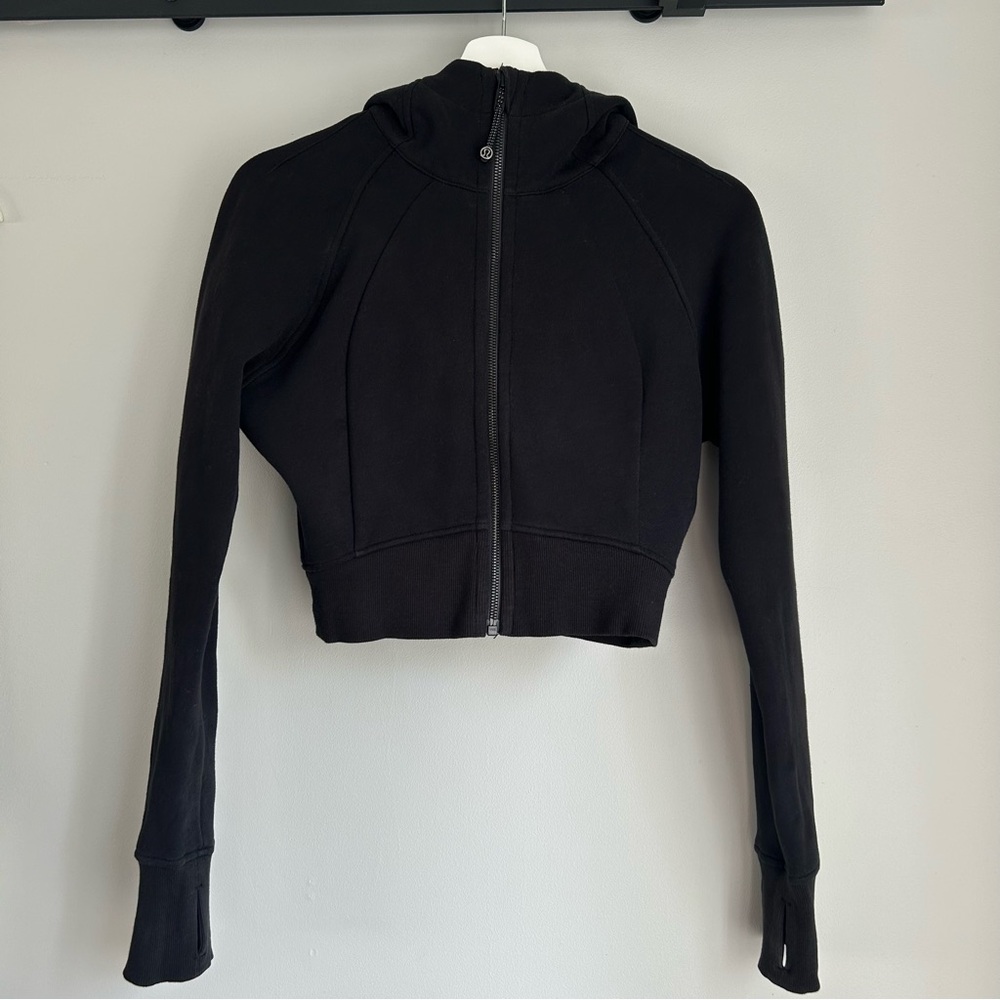 lululemon athletica Dark Charcoal Cropped Hoodie
